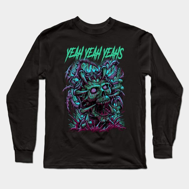 YEAH YEAHS BAND Long Sleeve T-Shirt by Pastel Dream Nostalgia